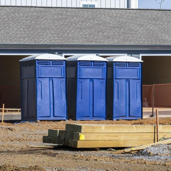 Heavy-duty construction site porta potty in Chesterfield, Missouri