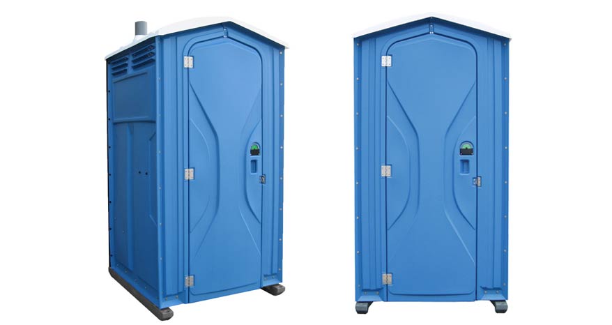 Long-term porta potty units on site in Chesterfield, Missouri